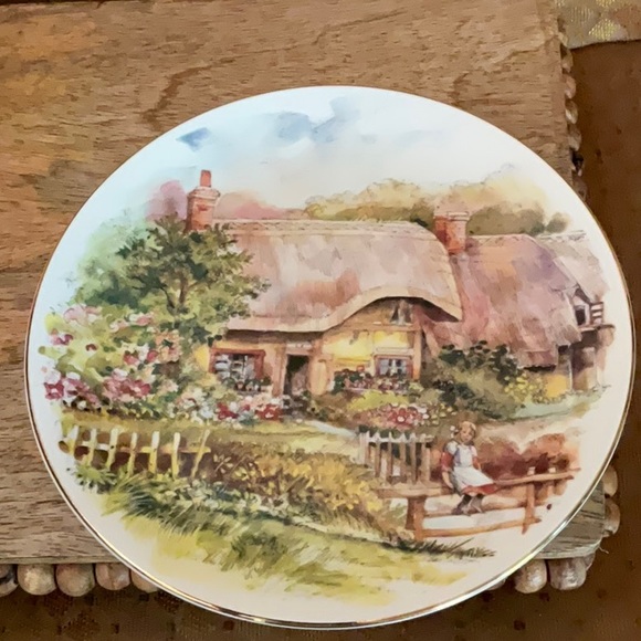 Heritage Regency Beautiful Cottages, Landscapes small plates, Set of 3 - Picture 9 of 10